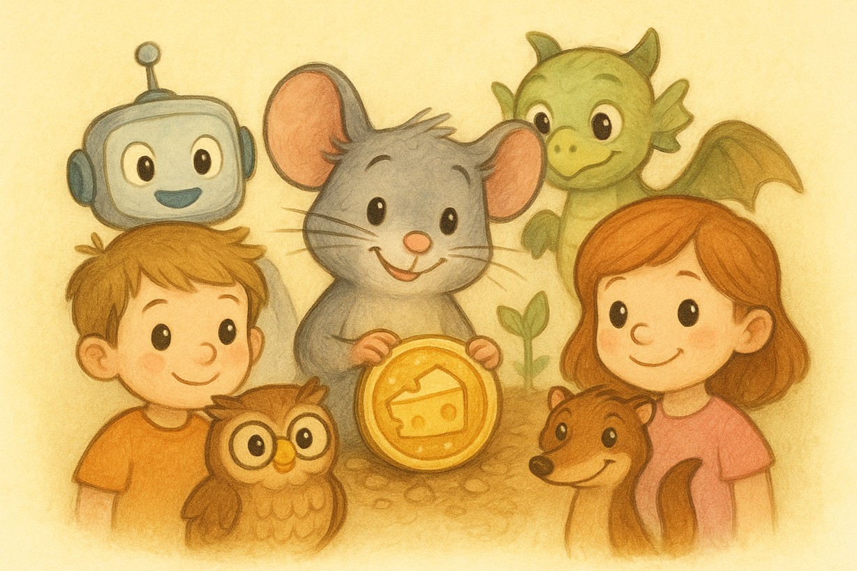 NIBL cast of characters — a playful, education‑leaning theme